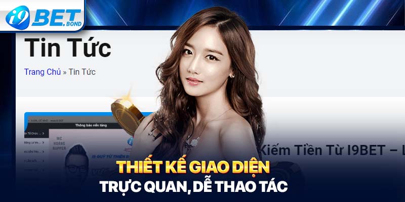 Thiết kế danh mục hiện đại, bố cục rõ ràng giúp bet thủ truy cập và thao tác nhanh chóng